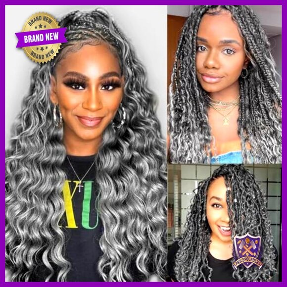 Human Hair Braiding Extensions 16 Inch Deep Wave 2 Bundles 105g main image 5